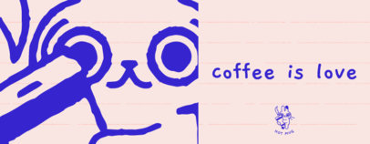 Coffee-Themed Mug Design Maker Featuring a Bunny Illustration and a Quote