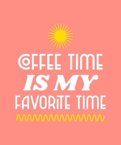 Tote Bag Design Maker Featuring a Coffee Quote