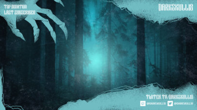 Twitch Overlay Design Maker for Horror-Styled Games 3491d