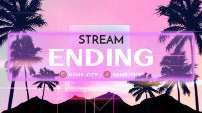 Twitch Stream Ending Screen Design Generator for Professional Streamers