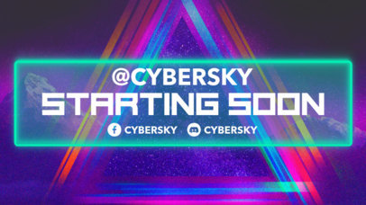 Starting Soon Screen Design Generator for Twitch Streamers