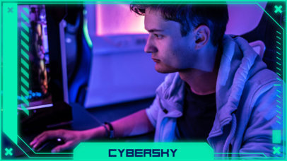 Webcam Frame Overlay Design Generator for Twitch Streamers 3371a