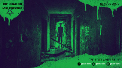 Twitch Overlay Design Generator for Horror Games 3491a