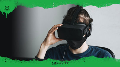 Webcam Frame Overlay Generator for Horror Games 3491a