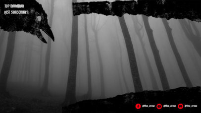 Horror-Themed Twitch Overlay Design Creator for Game Streamers