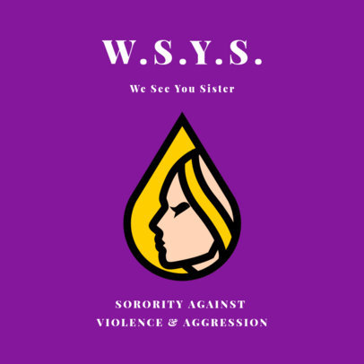 Online Logo Template for an Anti-Violence Nonprofit Organization
