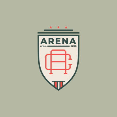 Sports Logo Maker With a Shield Form