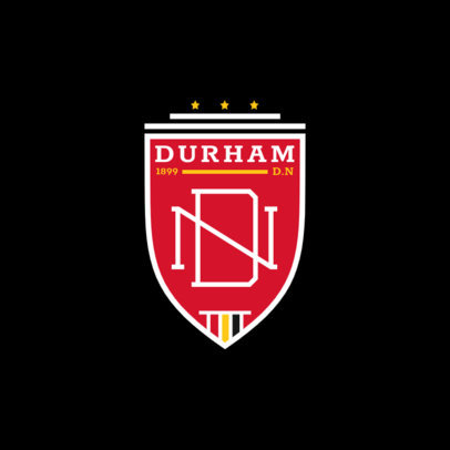  Logo Creator for a Sports Team Featuring a Shield Shape