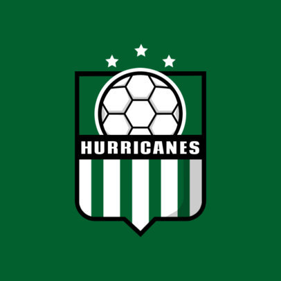 Logo Generator Featuring a Soccer Ball and a Shield