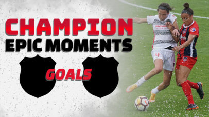 YouTube Thumbnail Maker Presenting Some Soccer Championship Epic Moments 