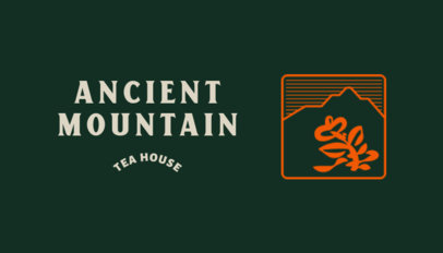 Front Business Card Design Maker Featuring a Mountain Clipart 5281