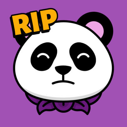 Twitch Emote Maker Featuring a Cartoonish Panda