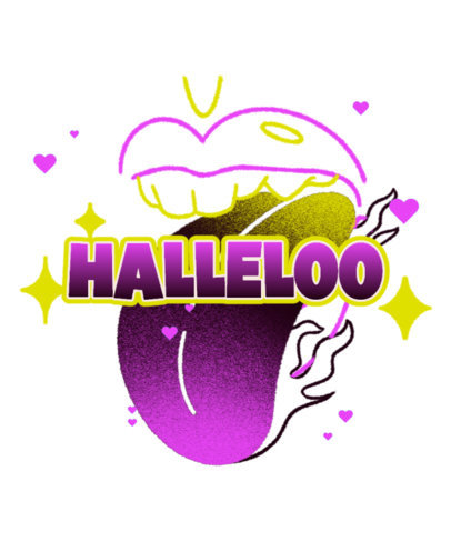 LGBT-Themed T-Shirt Design Maker with an Illustrated Tongue and Colorful Graphics 5275b