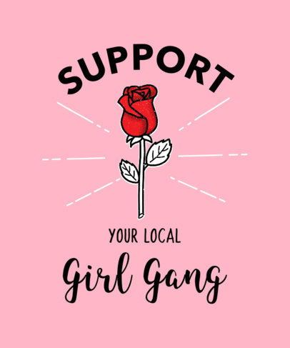 Feminist Shirt Template