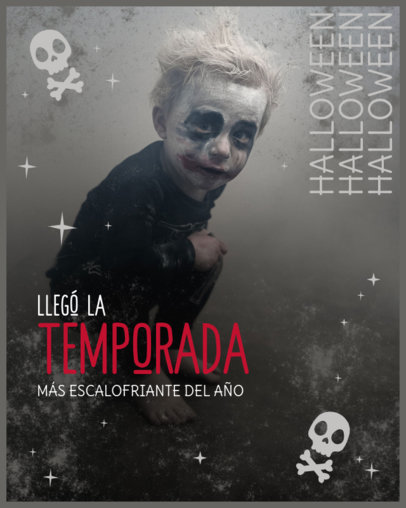 Instagram Post Generator Featuring Halloween Sales for Kid Costumes 4813i