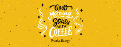 Mug Design Maker With an Inspiring Coffee Related Quote and Star Graphics