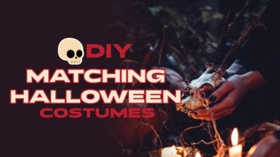 YouTube Thumbnail Creator DIY Halloween Costume Tips for Couples