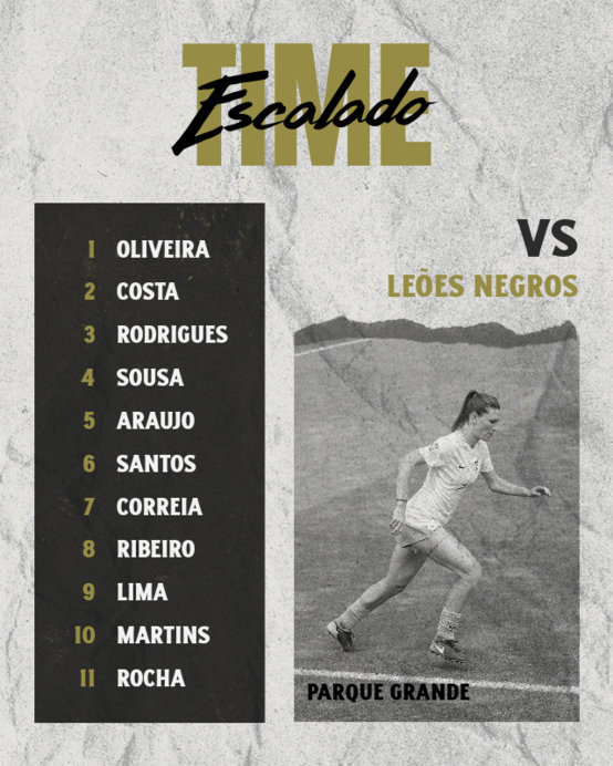 Sporty Twitter Post Template Featuring a Soccer Starting Lineup