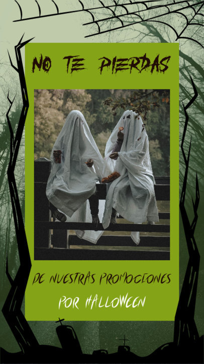 Instagram Story Generator for Announcing Halloween Promos During October 4816h