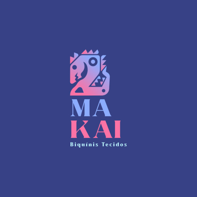 Logo Creator for a Swimwear Brand Featuring an Abstract Animal Graphic