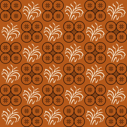 Print Pattern Design Creator for a Tea House Brand