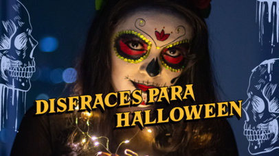 YouTube Thumbnail Generator Featuring Costume Ideas for Halloween Night