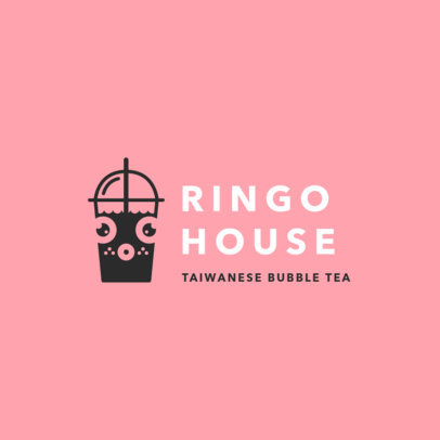 Online Logo Maker for Tea Bars Featuring Illustrated Cups