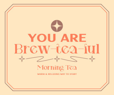Tea Shop-Themed Paper Cup Design Generator Featuring a Quote