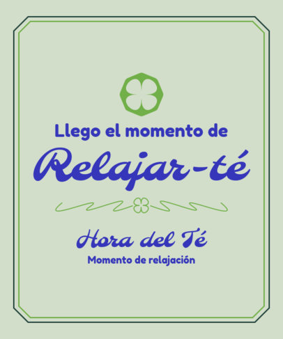 T-Shirt Design Creator With a Tea-Themed Quote