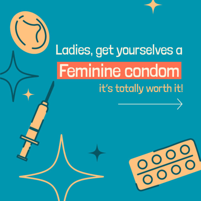 Instagram Post Generator for Sharing Information About Contraception Methods With Illustrations