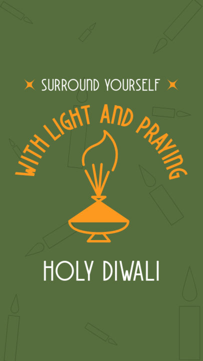 Instagram Story Generator Featuring Diwali-Themed Graphics