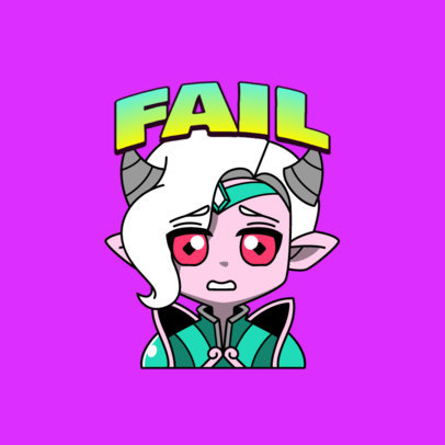 Twitch Emote Maker of a Sad Elf 5303a