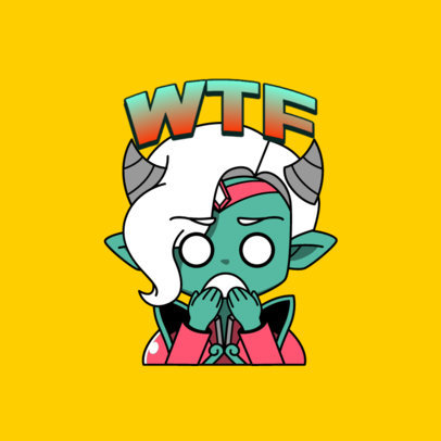 Twitch Emote Maker of a Confused Lost Ark-Inspired Elf 5303b