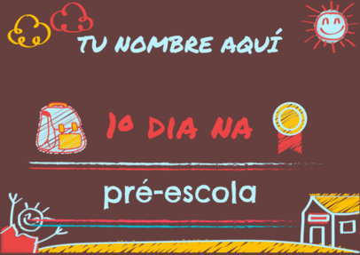 Preschool-Themed Certificate Generator for Back To School Season 5293e