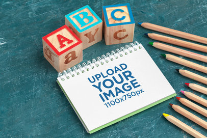 Mockup of a Teacher's Notebook