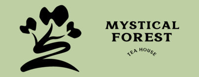 Mug Design Template for a Tea House Featuring a Minimalistic Theme