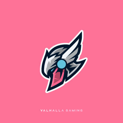 Gaming Logo Maker Featuring a Viking Warrior Helmet
