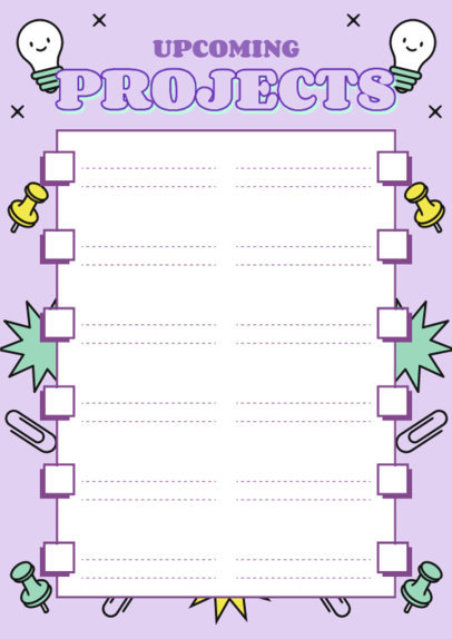 Flyer Template for School Teachers Featuring Upcoming Project Dates 4839c