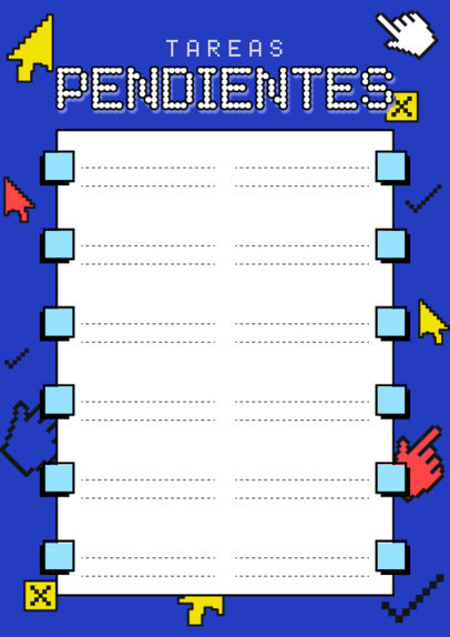 Flyer Creator for Teachers to Show Pending Tasks 4839f