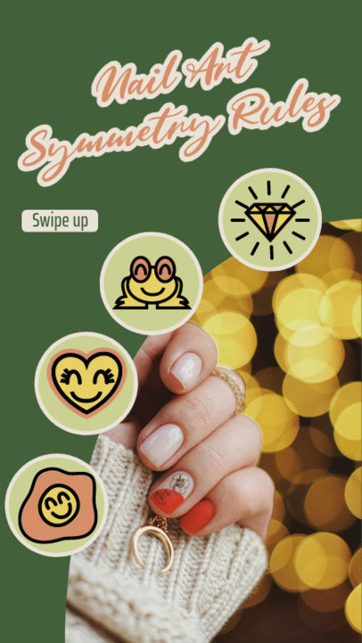 Colorful Instagram Story Maker With Designs for Nails