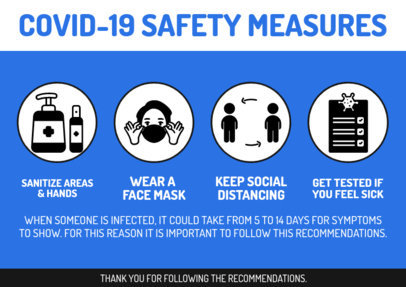 Flyer Generator for a Workplace Featuring a COVID-19 Preventive Protocol