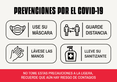 Safety Flyer Creator for a COVID Health Protocol