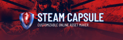 Steam Capsule Maker for a Battle Royale Video Game 3895a
