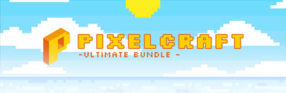 Steam Capsule Maker Featuring 8-bit-Style Typography for a Retro Game 3895e