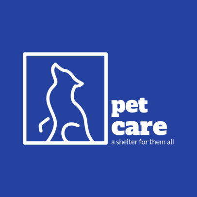 Online Logo Template for Pet Shelters Featuring Abstract Graphics