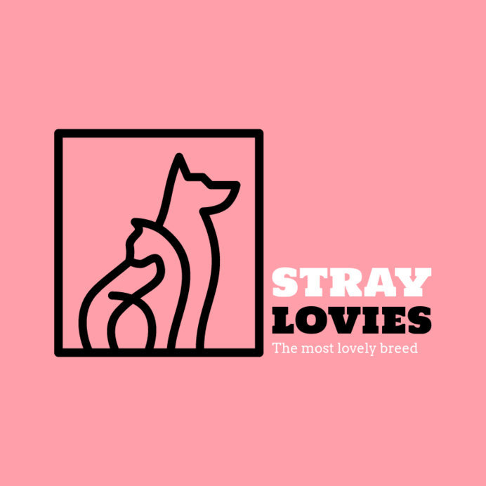 Placeit - Pet Shelter Online Logo Generator with Abstract Animal Graphics