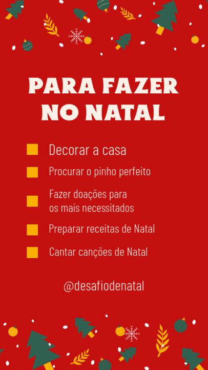 Christmas-Themed Instagram Story Generator With a To-Do List for December 4868a