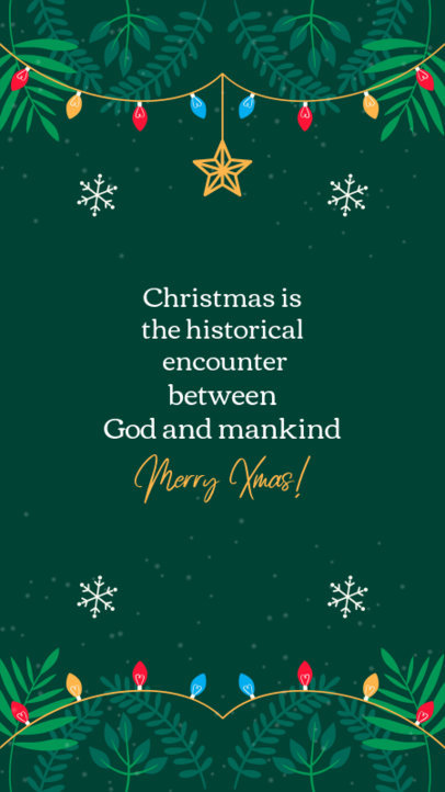 Xmas-Themed Instagram Story Generator With a Christian Message 4869a
