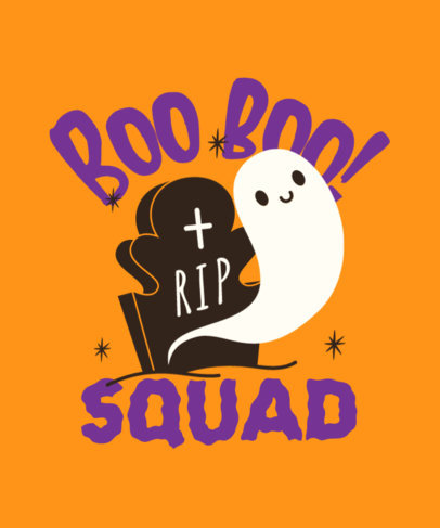 Tote Bag Design Generator With a Friendly Ghost Illustration for October 4866a