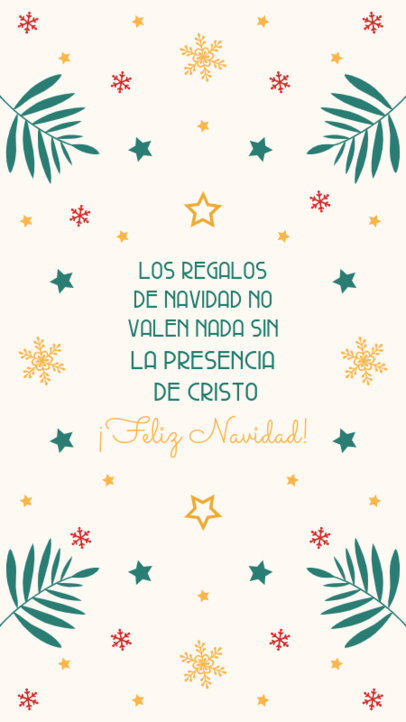 Instagram Story Generator to Celebrate the Holidays Featuring a Jesus Quote 4869e